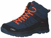 CMP Kids Rigel Mid Trekking Wp Walking Shoe, Dusty Blue Flash Orange, 39 EU