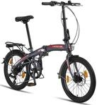 Licorne Bike Phoenix 2D 20 Zoll Aluminium Faltrad Klapprad Scheibenbremse Discbremse