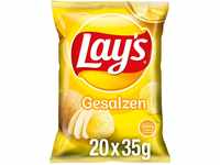 Lay's Gesalzen - Knusprig gesalzene Kartoffelchips für eine gelungene Party (20 x