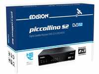 Edision Piccollino DVB-S2 Full HD Sat Receiver H.265/HEVC Kartenleser USB Schwarz