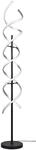 Trio Leuchten LED Stehleuchte Sequence 441810205, Aluminium Schwarz matt, inkl. 32