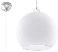 Sollux Lighting BALL Pendelleuchte Wei&szlig;