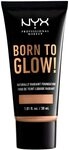 NYX Professional Makeup Born to Glow Radiant Foundation, Schillerndes Finish,