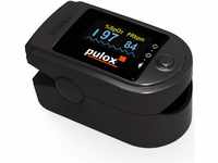 Pulsoximeter Pulox PO-200A Solo mit Alarm und Pulston in Schwarz für die...