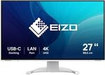 EIZO FlexScan EV2740X-WT 68,5 cm (27 Zoll) Monitor (USB-C (94W PD), DisplayPort,