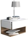 VCM Nachttisch 45x32x30 cm 1 Schublade 1 Fach Wandmontage Nachtkonsole |...