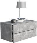 VCM Nachtschrank | Wandschublade | Wandboard | Nachttisch | Ma&szlig;e ca H. 30 x B....