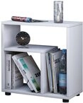 VCM Holz Beistelltisch | Couchtisch schlicht | Ma&szlig;e H. 55 x B. 50 x T. 30 cm 