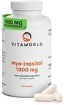 Myo-Inositol - Inositol hochdosiert 1000mg pro Tag (120 vegane Kapseln) - Myo