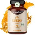 Kurkuma Kapseln Bio | 180 St&uuml;ck | 4800mg Kurkuma pro Tagesdosis | frisch gemahlene