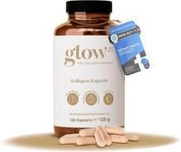 Glow25&reg; Kollagen Kapseln hochdosiert [180 Kapseln] mit Hyalurons&auml;ure und Vitamin C
