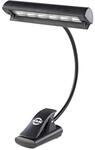 K&M 12248 Notenpultleuchte Concert Light Schwarz - 15 cm Lampenschirm -Clip mit