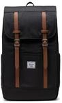 Herschel Retreat Black Rucksack, Schwarz