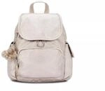 Kipling CITY PACK MINI Kleiner Rucksack, Metallic Glow (Silber)
