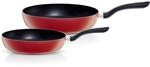 Fissler Cenit Red/Pfannenset 2-teilig (&Oslash; 24 cm+ &Oslash; 28 cm) beschichtete