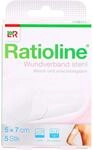 Ratioline Wundverband 7x5 cm steril, 5 St. Wundauflagen
