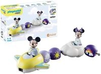 PLAYMOBIL 1.2.3 & Disney 71320 Mickys & Minnies Wolkenflug, Micky Maus, Lernspielzeug