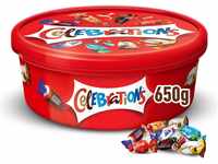 Celebrations XXL Geschenkbox, Mini-Schokoriegel Mix Snickers, Twix und mehr,