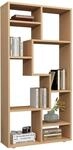 VCM Holz Standregal B&uuml;cherregal Medienregal Aufbewahrung Raumteiler Deko Regal