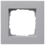 Gira 0211255 Abdeckrahmen E2 1-Fach flach, Aluminium