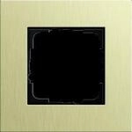 Gira 0211217 Abdeckrahmen Esprit 1-Fach aus Aluminium, hellgold