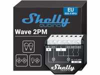 Shelly Qubino Wave 2PM | Z-wave Smart-Schalter-Relais, 2 Kanal 16 A mit Strommessung