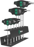 Wera 05023453001 454/7 HF Set 2, Quergriff-Schraubendreher-Satz, 7-teilig Schwarz
