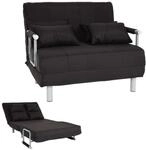 Mendler Schlafsessel HWC-K29, Klappsessel Schlafsofa G&auml;stebett Relaxsessel,