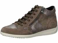Geox D Myria B Sneaker, DK Taupe, 38 EU