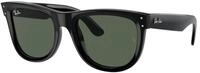 Ray-Ban Sonnenbrille RBR0502S Wayfarer reverse 6677VR Unisex Farbe Schwarz Glas Gr&uuml;n