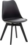 CLP Esszimmerstuhl Linares Kunststoff I Stoff I Samt I Cord I Lederoptik I...