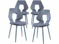 Trisens 2er 4er Set Design Stühle Esszimmerstühle Küchenstühle...
