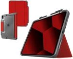 STM Dux Plus Schutzh&uuml;lle kompatibel mit Apple iPad 10.9" 10. Generation (2022) Rot