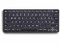 Perixx PERIBOARD-732B Kabellose Mini-Tastatur mit Hintergrundbeleuchtung - X-Typ