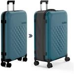 Rollink - Klappkoffer Vega 360, schwarz, 104L, 4 Rollen, innovatives Schloss, robust,