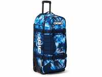 OGIO Rig 9800 Reisetasche mit Rollen, Blue Hash, Blue Hash, 91 Liter, Rig 9800