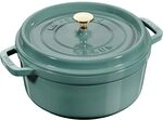 Staub, La Cocotte, Cocotte, 24cm, 3,8l, Eukalyptus, Gusseisen, rund, 1025323