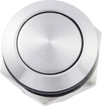 Heidemann 70524 Klingeltaste, einfach, Edelstahl, 48 V AC/2 A