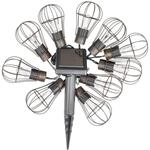Haushalt International HI 70370 LED Solar Lichterkette mit 10 warmweissen Lampen