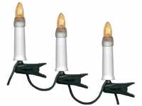MARELIDA Kerzenlichterkette - Baumkerzen - warmweiße Glühlampen - E10 Fassung...