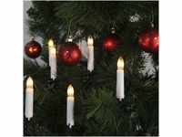 MARELIDA Kerzenlichterkette - Baumkerzen - warmweiße Glühlampen - Ring - E10