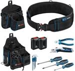 Bosch Professional Combo Kit: Werkzeugg&uuml;rtel + Handwerkzeug-Set (inkl. 1x G&uuml;rtel