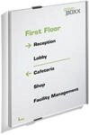 Durable T&uuml;rschild A3 (Info Sign, 297 x 420 mm) metallic silber, 480823