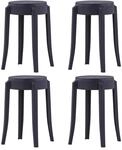 vidaXL 4X Hocker Stapelhocker Sitzhocker K&uuml;chenhocker Partyhocker G&auml;stehocker