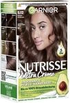 Garnier Nutrisse Cr&egrave;me Cool Browns, dauerhafte Pflege-Haarfarbe, 100% Grauabdeckung,