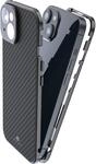 Black Rock - H&uuml;lle 360 Grad Glass Case Passend f&uuml;r Apple iPhone 14 I Carbon