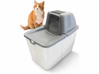 PETGARD Katzen-Klo Sofia Close - Tier-Toilette mit Einstieg von Oben -