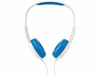 NEDIS Verkabelte On-Ear Kopfhörer | 3,5 mm | Kabellänge: 1,20 m | 82 dB 1,20 m Blau