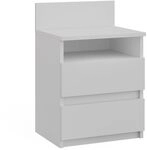 Vicco Nachttisch Monty, Wei&szlig;, 39.6 x 59.1 cm, zur Ablage von...