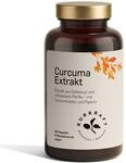 KURKRAFT Curcuma Extrakt Kapseln hochdosiert (475mg Curcuminoide je Kapsel) mit
